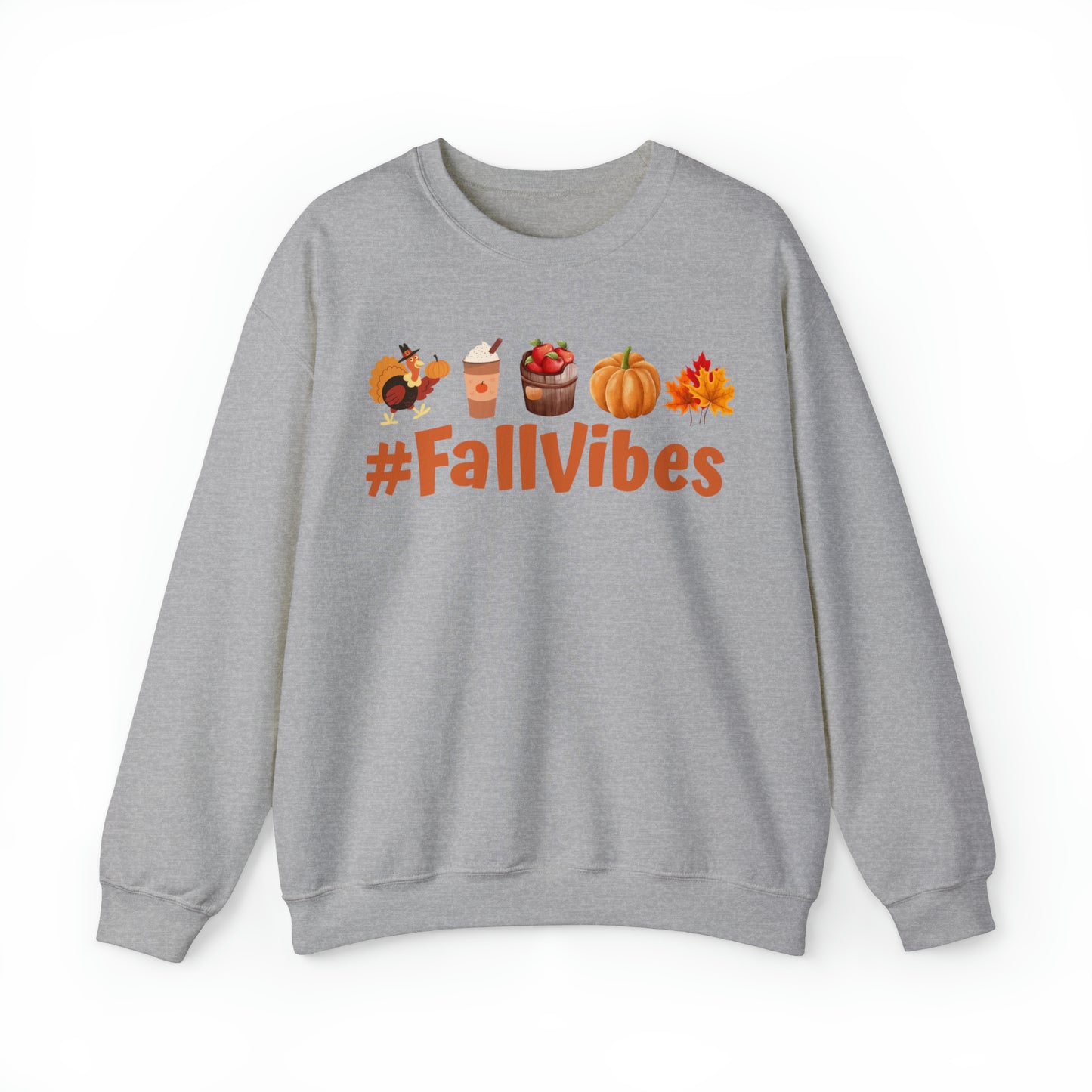 #Fallvibes Heavy Blend™ Crewneck Sweatshirt (Available In Other Colors)