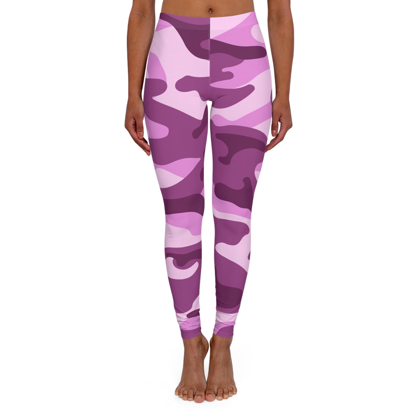 Silky Smooth Purple Camo Leggings