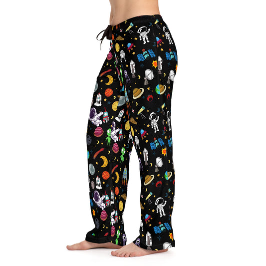 Space Cadet Women's Pajammy Pants In Black