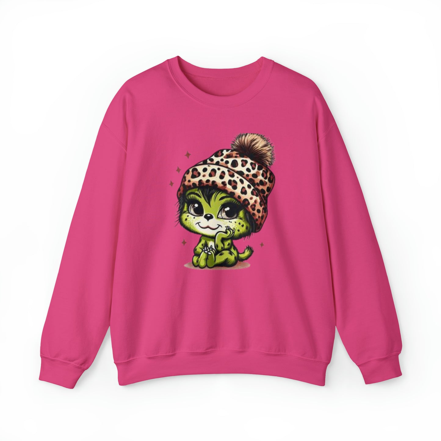 Christmas Vibes, Baby Grinchie, Heavy Blend™ Crewneck Sweatshirt (Available In Other Colors)