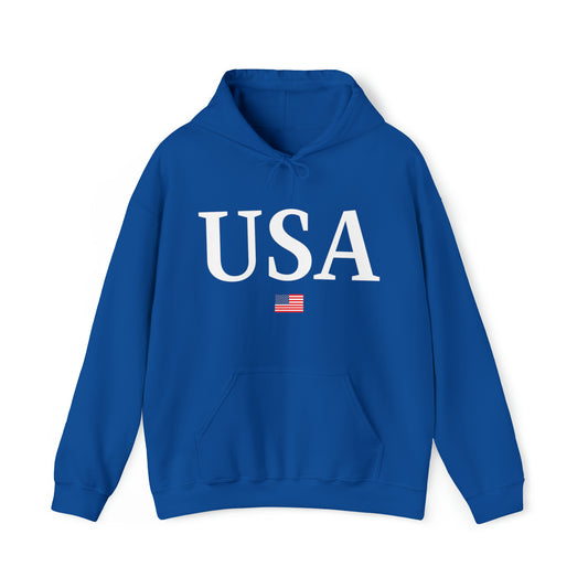 USA, Heavy Blend™ Hooded Sweatshirt (Available In Other Colors)