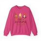 Happy Autumn, Gnome Trio, Heavy Blend™ Crewneck Sweatshirt (Available In Other Colors)