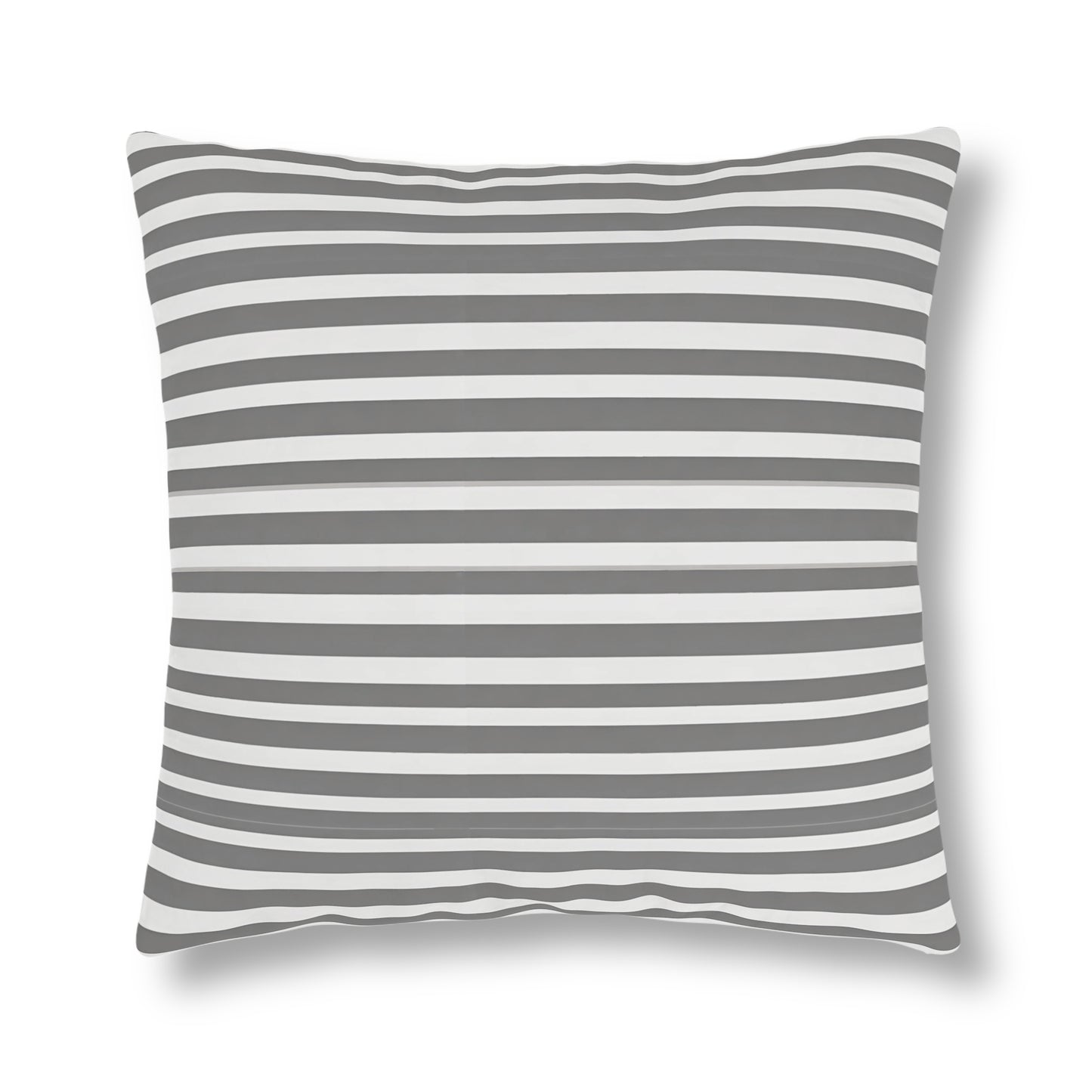 Grey Striped, Indoor/Outdoor Waterproof Pillow