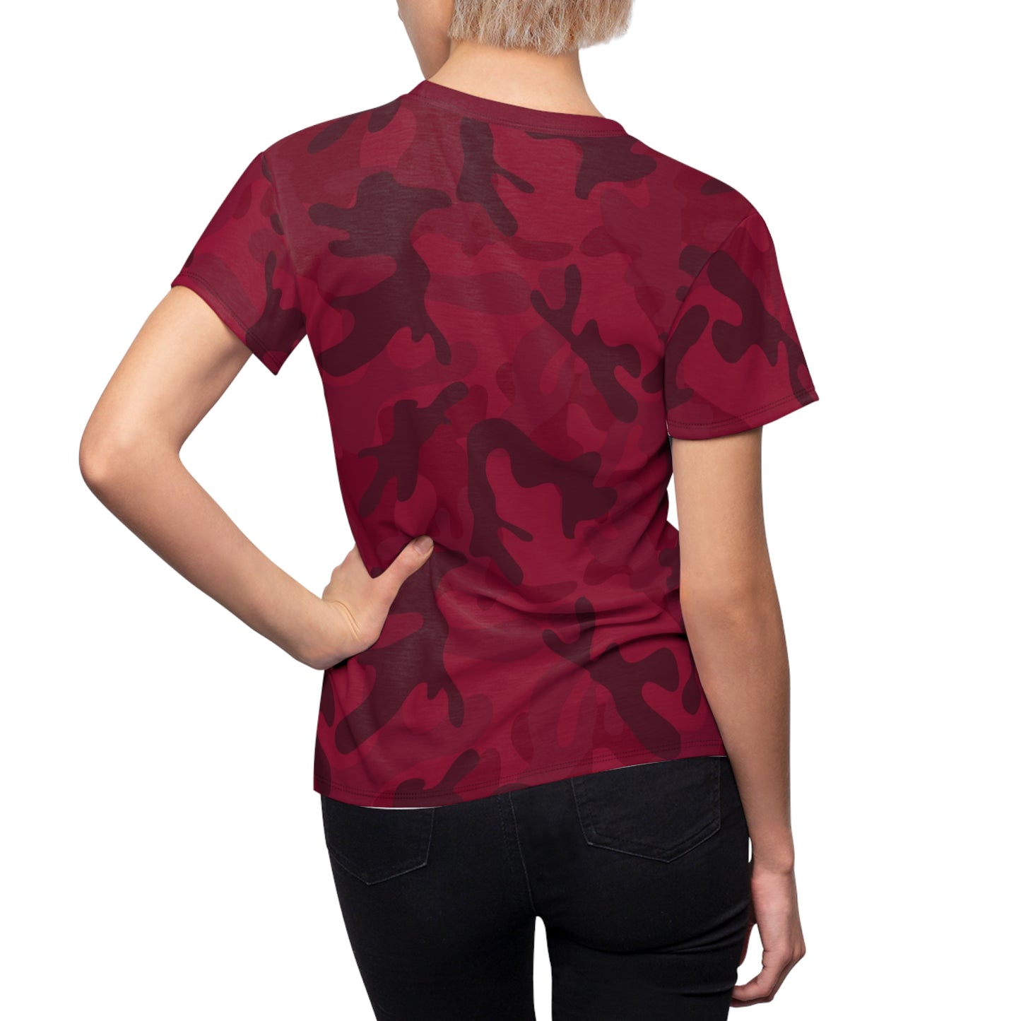 Wine Camo, Women's Classic Short Sleeve T-Shirt