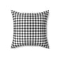 Black And White Check Decorative Throw Pillow