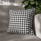 Black And White Check Throw Pillow Cover