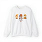 Hello Fall, Gnome Trio, Heavy Blend™ Crewneck Sweatshirt (Available In Other Colors)(Size Up To 5XL)