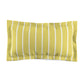 Yellow And White Thin Stripe Pillow Sham