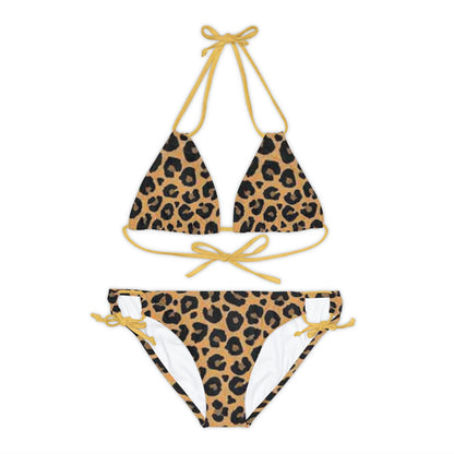 Leopard Kittie Two Piece Bikini Set
