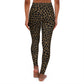 Mosaic Black And Gold, Women's Full-Length Leggings