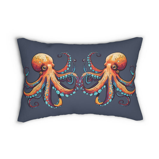 Dancing Octopi Lumbar Pillow