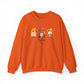 Hello Fall, Gnome Trio, Heavy Blend™ Crewneck Sweatshirt (Available In Other Colors)(Size Up To 5XL)