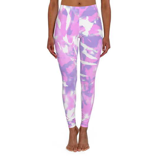 Silky Smooth Purple & Pink Graphic Leggings