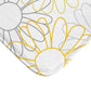 Grey And Yellow Pencil Flower Bath Mat