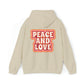 Peace And Love, Heavy Blend™ Hooded Sweatshirt