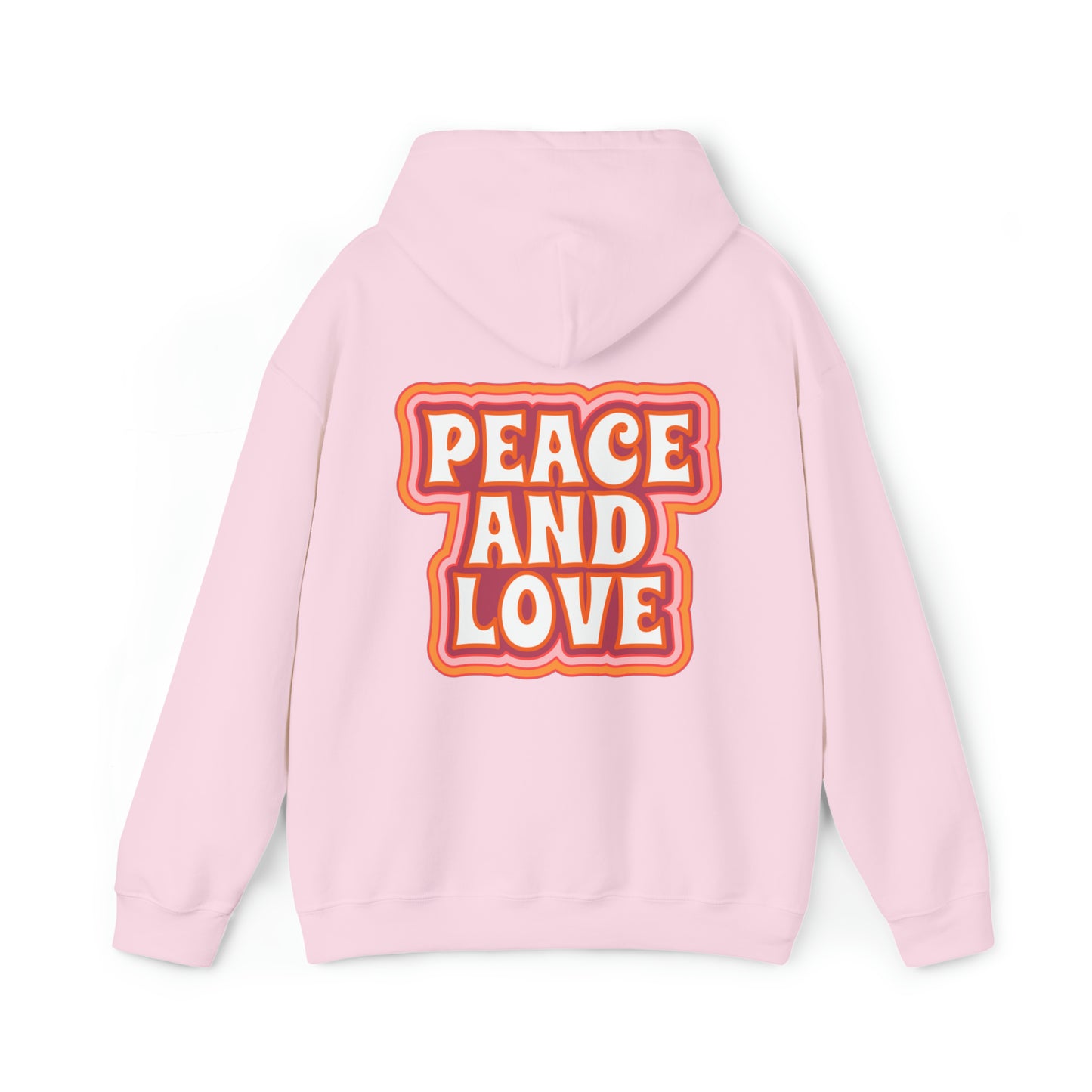 Peace And Love, Heavy Blend™ Hooded Sweatshirt