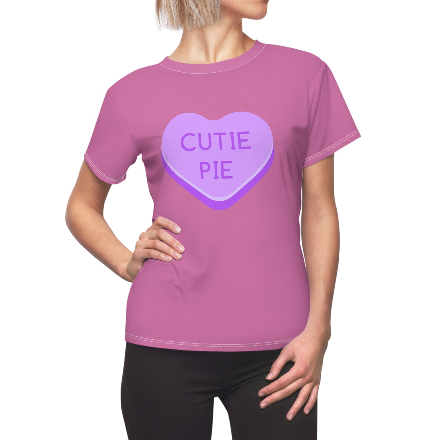 Perfect Tee Cutie Pie Heart Women's Classic Short Sleeve T-Shirt