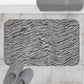 Organic Design Grey On Grey Bath Mat