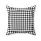 Black And White Check Decorative Throw Pillow