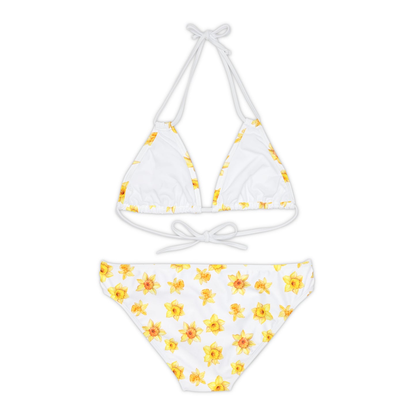 Yellow Daffodil Two Piece Bikini Set