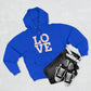 LOVE, Premium Full Zip-Up Hoodie  (Available In Other Colors)