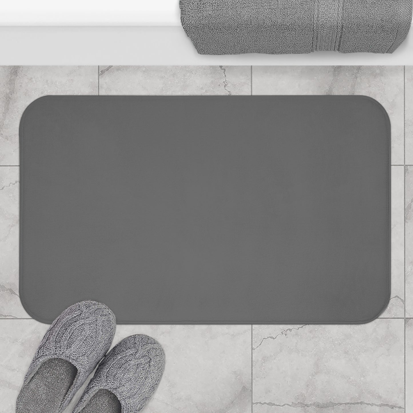 Dark Grey Bath Mat