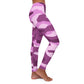 Silky Smooth Purple Camo Leggings