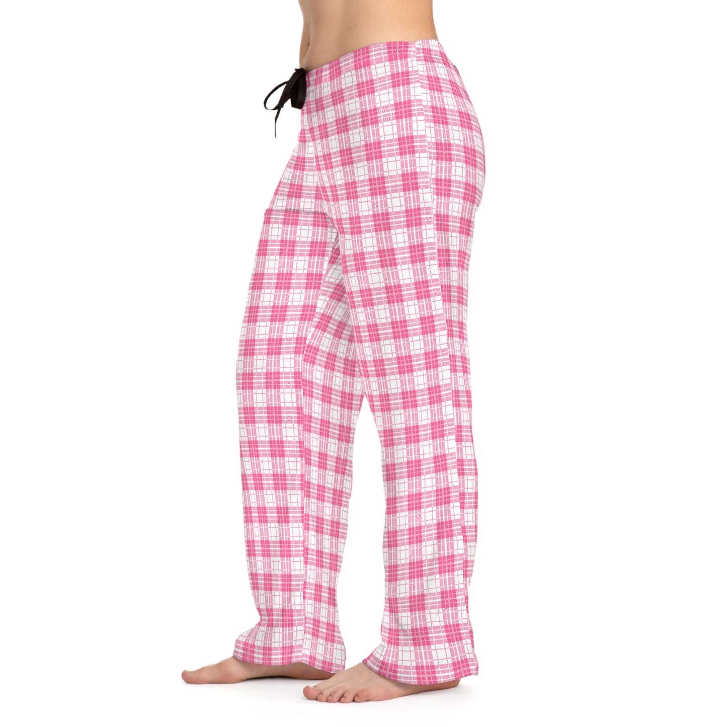 Pink Plaid Women's Pajammy Pants