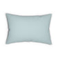 Coastal Beach Scene Blue Grey Cream Lumbar Pillow