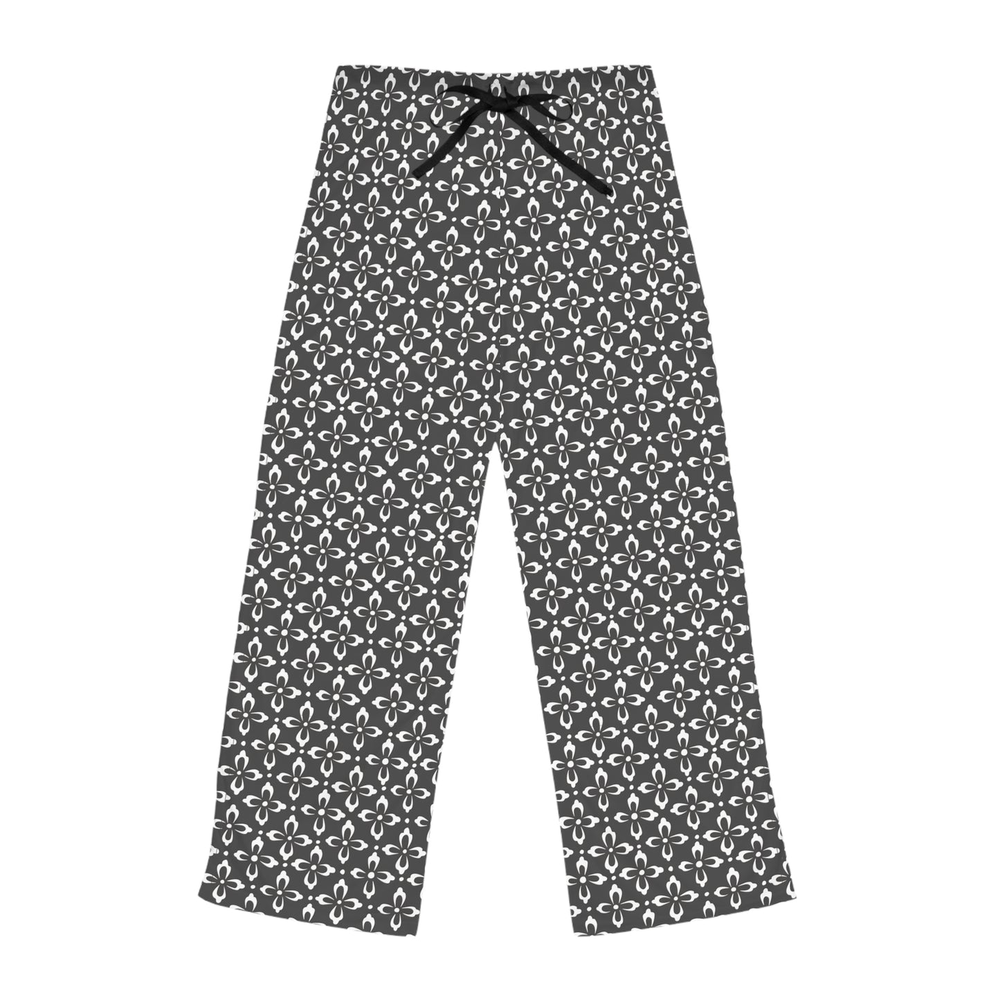 Black And White Petal Pajammy Lounge Pants