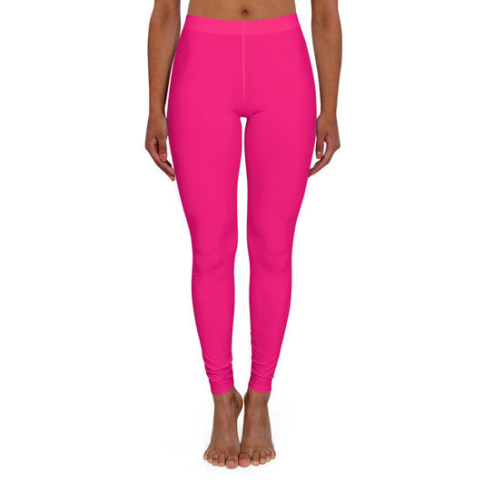 Silky Smooth Hot Pink Full Length Leggings