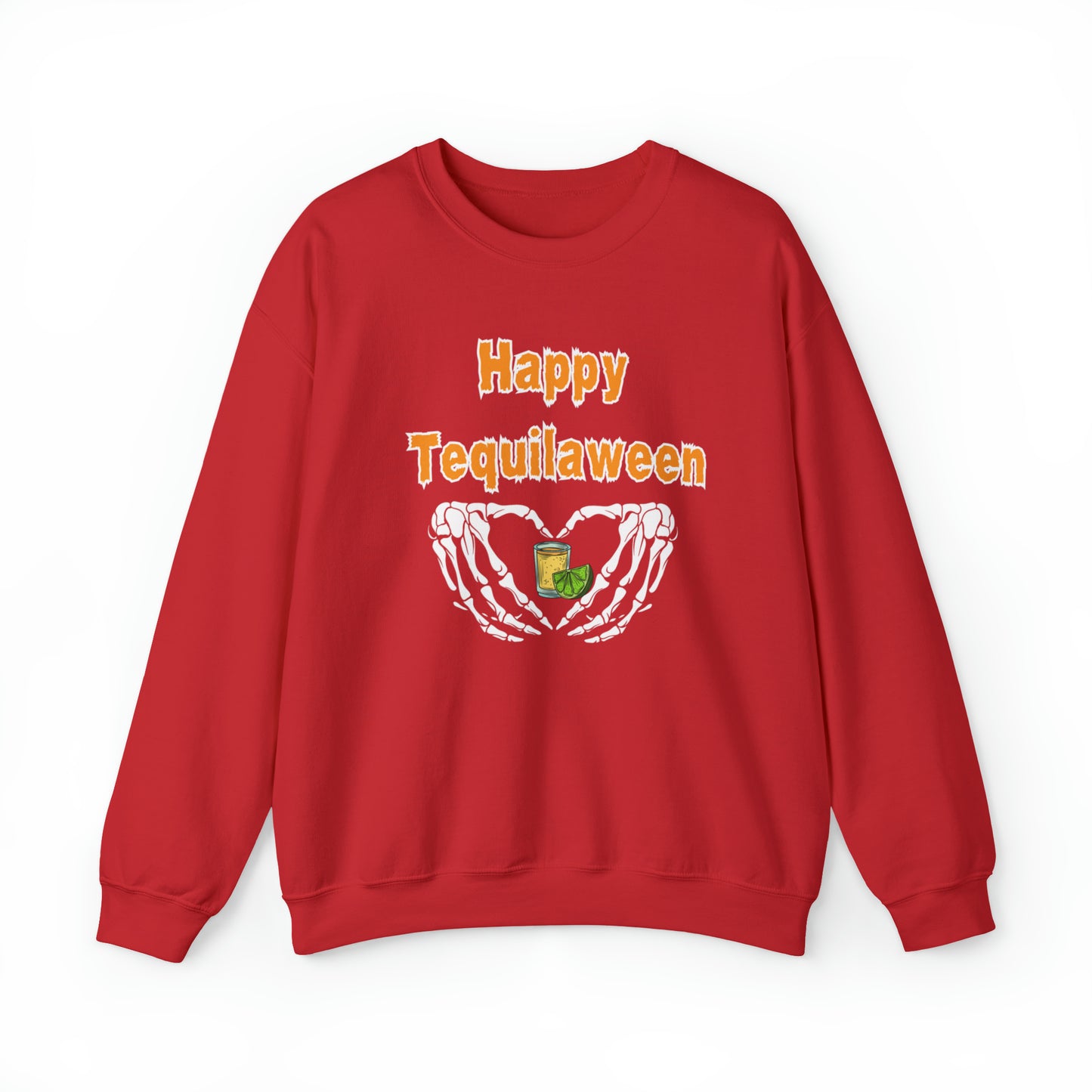 Happy Tequilaween, Heavy Blend™ Crewneck Sweatshirt (Available In Other Colors)