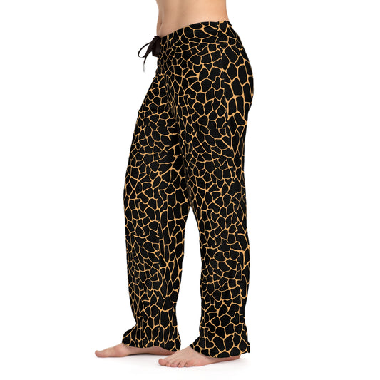 Black & Gold Mosaic Women's Pajammy Pants