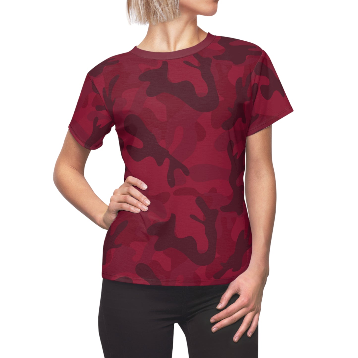 Wine Camo, Women's Classic Short Sleeve T-Shirt