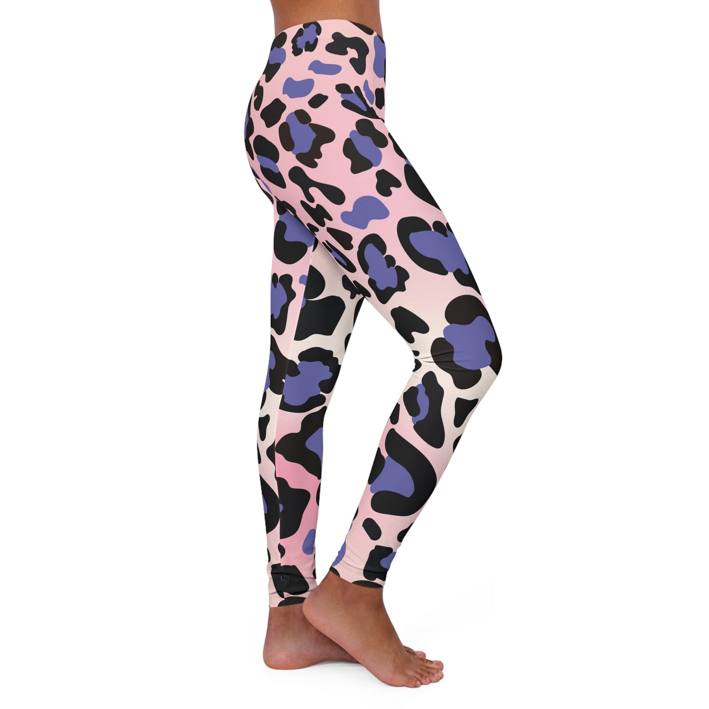 Silky Smooth Pink & Purple Cheetah Leggings