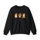 Hello Fall, Gnome Trio, Heavy Blend™ Crewneck Sweatshirt (Available In Other Colors)(Size Up To 5XL)