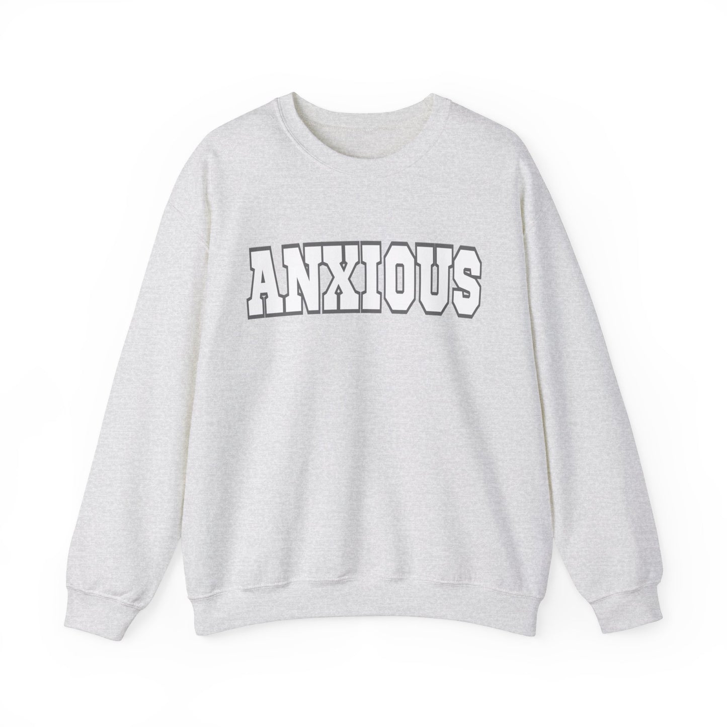 ANXIOUS, Heavy Blend™ Crewneck Sweatshirt (Available In Other Colors)