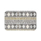 Diamond Aztec Grey And Sand Bath Mat