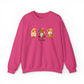 Hello Fall, Gnome Trio, Heavy Blend™ Crewneck Sweatshirt (Available In Other Colors)(Size Up To 5XL)