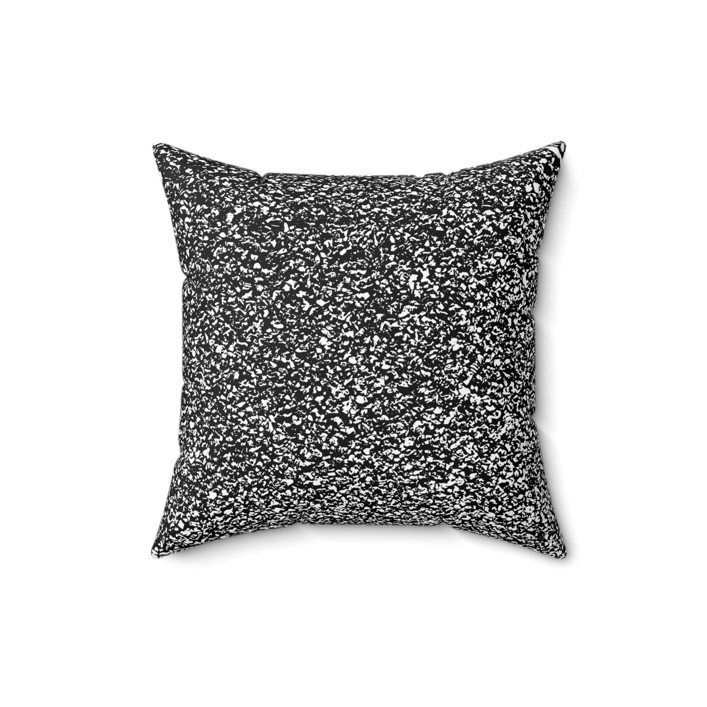 Black And White Modern Splatter Decorative Throw Pillow