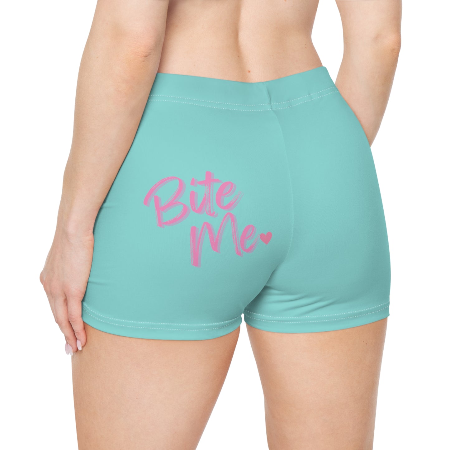 Robin Blue And Pink Bite Me Cutie Booty Shorts