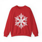 Christmas Vibes, Snowflake Heavy Blend™ Crewneck Sweatshirt (Available In Other Colors)