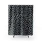 Mosaic Black And White Shower Curtain