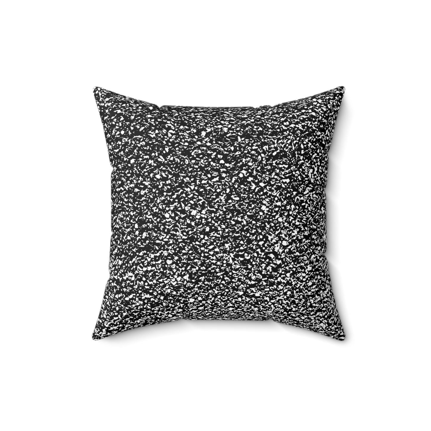 Black And White Modern Splatter Decorative Throw Pillow