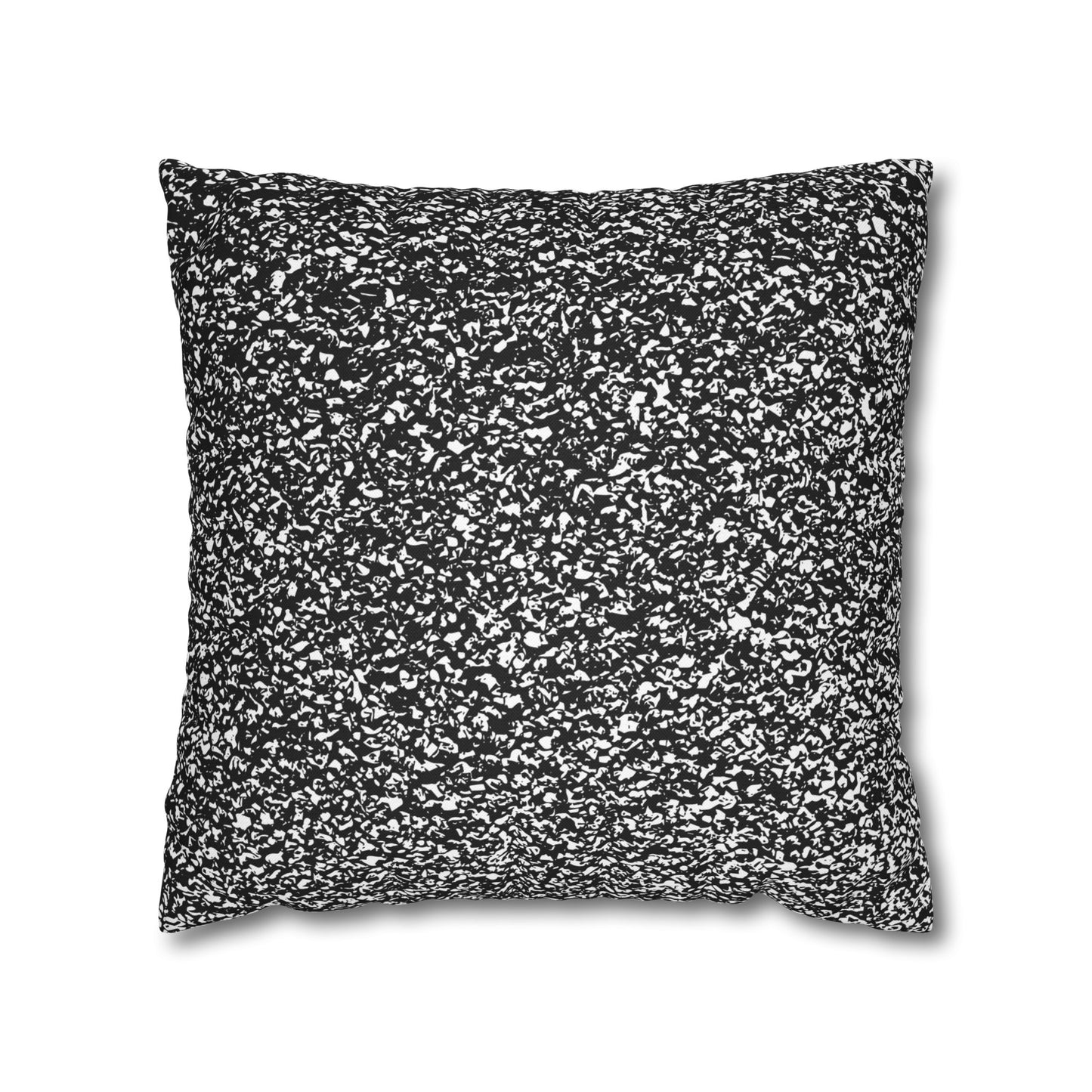 Black And White Modern Splatter Throw Pillow Cover