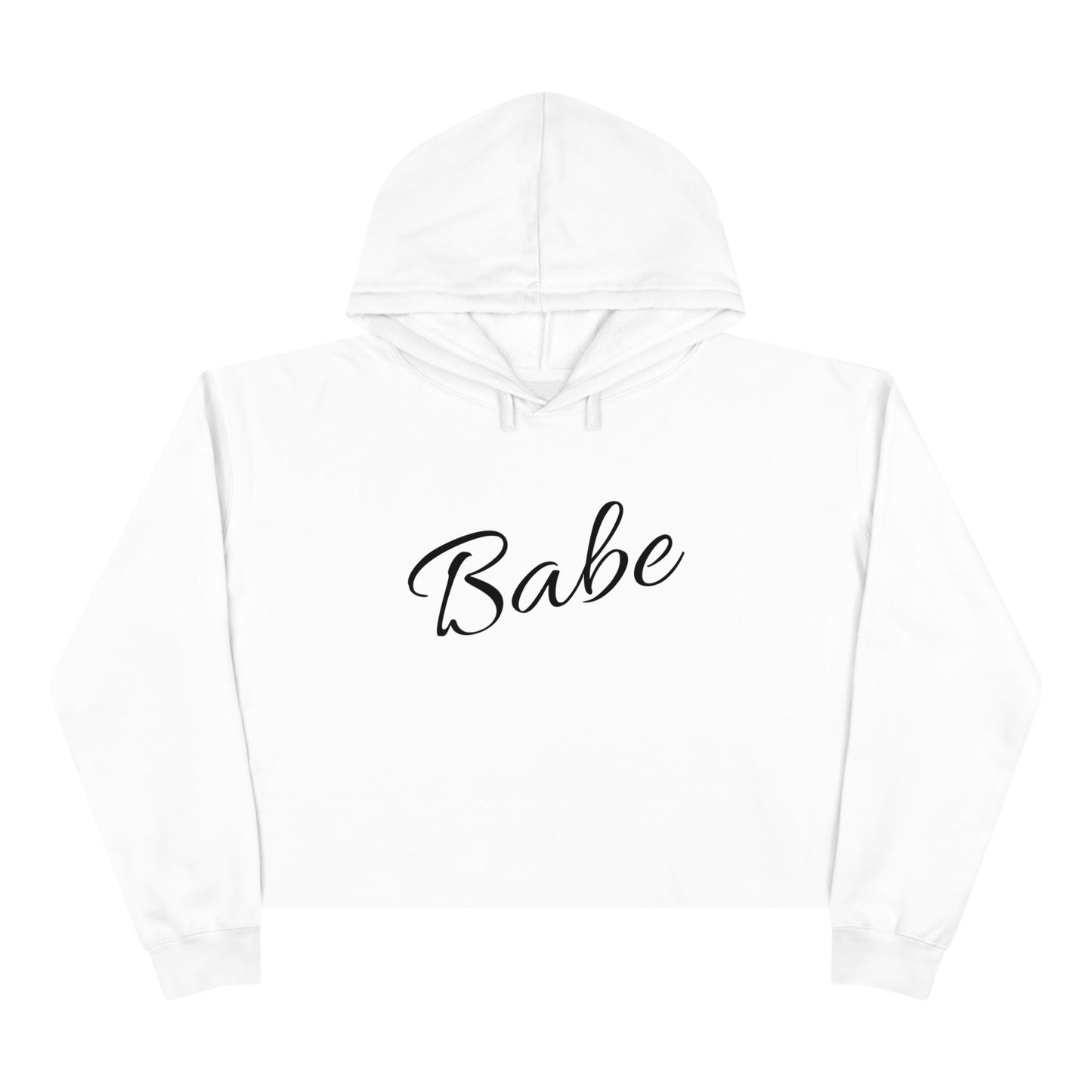 Babe Cropped Hoodie (Available In Other Colors)