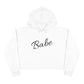 Babe Cropped Hoodie (Available In Other Colors)