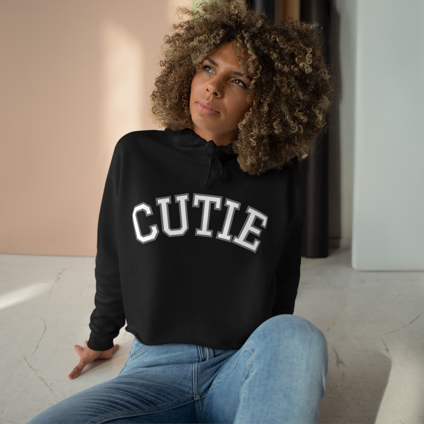 Cutie Cropped Hoodie (Available In Other Colors)