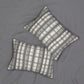 Grey Plaid Lumbar Pillow