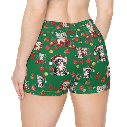 Christmas Kittens Cutie Booty Shorts